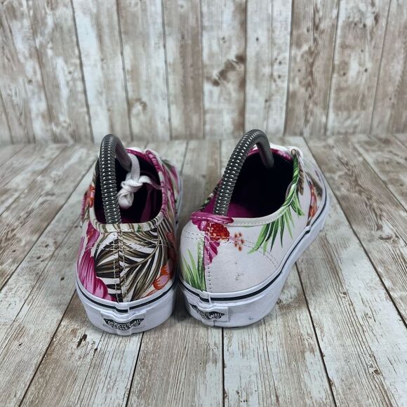 Vans tropical floral authentic Womens 7.5 - Picture 2 of 8